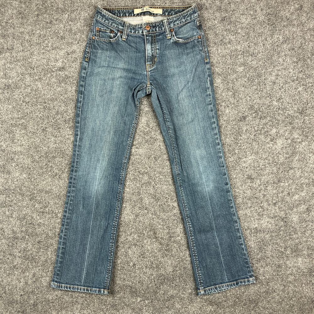 GAP Bootcut Jeans Womens Size 26 Blue‎ Mid Rise Stretch Denim Classic Fit